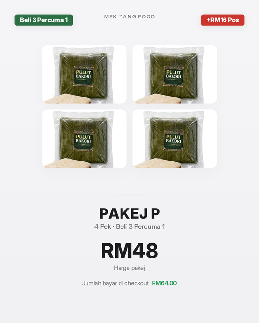 Pulut Bakori - Pakej Beli 3 Percuma 1