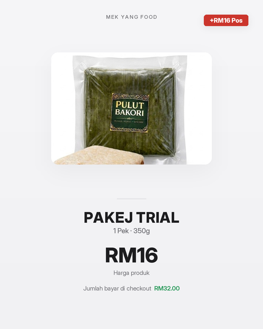 Pulut Bakori - Pulut Bakar Inti Serunding